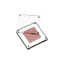 Rongyi Cosmetics Single-Pan Square Acrylic (PMMA) Fully Transparent 4.8g Powder Palette with Swivel-Open Lid