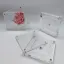 Rongyi Cosmetics Single-Pan Square Acrylic (PMMA) Fully Transparent 4.8g Powder Palette with Swivel-Open Lid