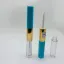 Rongyi Cosmetics 2x1.5ml / 0.05oz Double-Wall PETG Cylinder Dual-Ended Lip Gloss Tube with Customizable Doe-Foot Applicators