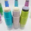 Rongyi Cosmetics 7.6g ABS Cylinder Dual-Ended Twist-Up Blush Stick with Brush Applicator