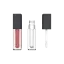 Rongyi Cosmetics 4.5ml / 0.15oz PETG Square Lip Gloss Tube with Round Inner, Wiper, ABS Cap & Customizable Wand Applicator