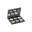 Rongyi Cosmetics 6-Pan Rectangular ABS Eyeshadow Palette with Round Wells, Mirror & Magnetic Closure