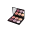 Rongyi Cosmetics 6-Pan Rectangular ABS Eyeshadow Palette with Round Wells & Mirror