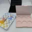 Rongyi Cosmetics 6-Pan Rectangular ABS Eyeshadow Palette with Round Wells & Mirror