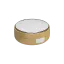 Rongyi Cosmetics Single-Pan Round ABS Cushion Compact with Mirror, Applicator Well & Push Button Closure
