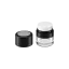 Rongyi Cosmetics 10g ABS Straight Sided Loose Powder Sifter Jar with Velour Puff Applicator & Mirror Cap