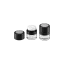 Rongyi Cosmetics 10g ABS Straight Sided Loose Powder Sifter Jar with Velour Puff Applicator & Mirror Cap