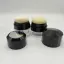 Rongyi Cosmetics 10g ABS Straight Sided Loose Powder Sifter Jar with Velour Puff Applicator & Mirror Cap