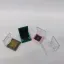 Rongyi Cosmetics Single-Pan Rectangular Fully-Transparent AS Thick-Wall Powder Compact with Magnetic Closure