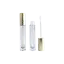 Rongyi Cosmetics 2.8ml / 0.09oz PETG Cylinder Lip Gloss Tube with Iron-Weighted Base & Customizable Slanted or Reservoir Doe-Foot Applicator