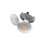 Rongyi Cosmetics Single-Pan Round ABS Mesh Cushion Compact with Mirror, Applicator Well & Push Button Closure