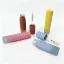Rongyi Cosmetics 10ml / 0.34oz PETG Cylinder Lip Gloss Tube with Short Cap & Doe-Foot Wand Applicator
