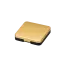 Rongyi Cosmetics Single-Pan Square ABS Two-Tone Powder Compact with Mirror