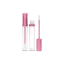 Sambound New Material Technology 0.27oz / 7.9ml Thick-Wall PETG Cylinder Lip Gloss Tube with Custom Accent Band, ABS Cap & Flocked Doe-Foot Applicator