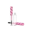 Sambound New Material Technology 0.11oz / 3.4ml Cylinder PETG Mascara Tube with Decorative ABS Cap & Nylon Bristle Brush