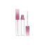 Sambound New Material Technology 0.30oz / 9ml Thick-Wall PETG Square Lip Gloss Tube with Custom Color Collar, ABS Cap & Customizable Doe-Foot Applicator