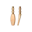 Sambound New Material Technology Paddle Zamac Cosmetic Applicator for Lip Gloss & Concealer