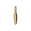 Sambound New Material Technology Straight Scoop Zamac Cosmetic Applicator for Lip Gloss & Concealer