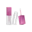 Sambound New Material Technology 0.27oz / 8ml Thick-Wall PETG Square Lip Gloss Tube with ABS Cap & Doe Foot Applicator