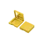 Sambound New Material Technology 4.7g Single-Pan Square ABS & AS Powder Compact with Mirror