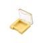 Sambound New Material Technology 2.9g Single-Pan Square ABS & AS Compact with Transparent Lid