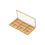 Sambound New Material Technology 12-Pan Rectangular ABS & AS Eyeshadow Palette with Rectangular Wells