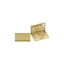 Sambound New Material Technology 12.6g Single-Pan Rectangular ABS & AS Powder Compact with Squircle Well, Sponge Compartment, Mirror & Push Button Closure