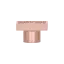 Sambound New Material Technology Luxury Heavy Weight T-Shaped Zamac Perfume Bottle Cap with Rectangular Block, Overcap for Pumps & Sprayers