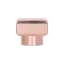 Sambound New Material Technology 0.32oz / 9.6ml Thick-Wall PETG Square Lip Gloss Tube with ABS Cap, Wiper & Customizable Doe-Foot Applicator