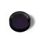 MIRON Violetglass 38mm Black PP Screw Cap with Violet Inlay