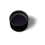 MIRON Violetglass 31.5mm Tamper-Evident Ribbed Black PP Screw Cap with Violet Inlay