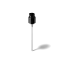 MIRON Violetglass 18-400 Black PP Slim Serum/Treatment Pump, 0.15cc Dosage with Twist Lock