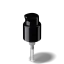 MIRON Violetglass 18-400 Black PP Slim Serum/Treatment Pump, 0.15cc Dosage