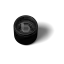 MIRON Violetglass 18-DIN Black PP Tamper-Evident Vertical Dropper Cap, 0.7mm