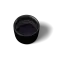 MIRON Violetglass 28mm Child-Resistant Tamper-Evident Ribbed Black PP & PEHD Screw Cap with Violet Inlay