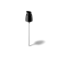MIRON Violetglass 20-410 Black PP Slim Serum/Treatment Pump, 0.15cc Dosage