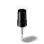 MIRON Violetglass 18-400 Black PP Slim Serum/Treatment Pump, 0.19cc Dosage