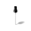 MIRON Violetglass 22-410 Black PP Slim Serum/Treatment Pump, 0.19cc Dosage
