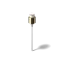 MIRON Violetglass 18-400 Black PP Slim Serum/Treatment Pump, 0.15cc Dosage with Gold Metallic Collar & Twist Lock
