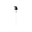 MIRON Violetglass 28-410 Black PP Teardrop Lotion Pump, 2.0cc Dosage