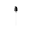 MIRON Violetglass 18-400 Black PP Slim Serum/Treatment Pump, 0.15cc Dosage with Twist Lock
