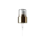 MIRON Violetglass 24-410 Black PP Fine Mist Sprayer with Gold Metallic Collar & Clear Overcap, 0.2cc Dosage