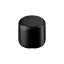 MIRON Violetglass 18-DIN Black PP Tamper-Evident Vertical Dropper Cap, 0.7mm