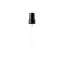 MIRON Violetglass 20-410 Black PP Fine Mist Sprayer with Flush Black Overcap, 0.19cc Dosage