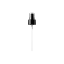 MIRON Violetglass 24-410 Black PP Slim Serum/Treatment Pump, 0.19cc Dosage