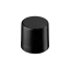 MIRON Violetglass 18-DIN Child-Resistant Tamper-Evident Black PP & PEHD Pourer Cap with Black Pourer