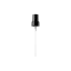 MIRON Violetglass 22-410 Black PP Slim Serum/Treatment Pump, 0.19cc Dosage
