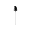 MIRON Violetglass 18-400 Black PP Slim Serum/Treatment Pump, 0.15cc Dosage