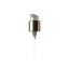 MIRON Violetglass 18-400 Black PP Slim Serum/Treatment Pump, 0.15cc Dosage with Gold Metallic Collar & Twist Lock