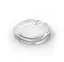 Shinhan C.M Single-Pan Round PETG Cosmetic Compact with Fully-Transparent Lid, 1.65" Diameter for Bronzer, Pressed Powders and Foundation